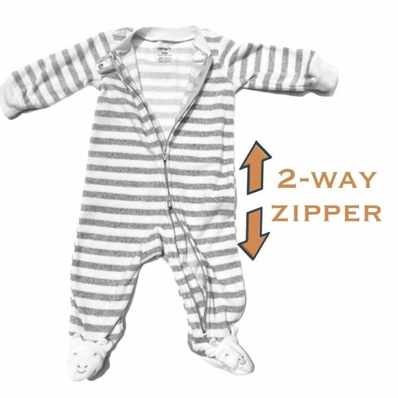 Carter’s Fleece Sleep & Play Pajamas - Picture 3 of 9
